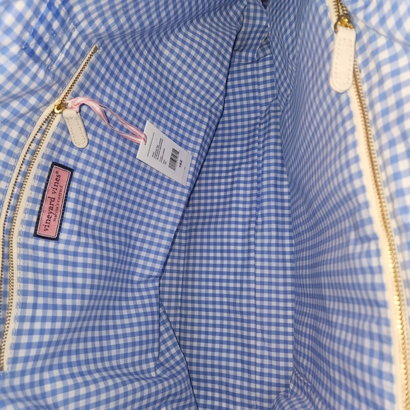 NWT Vineyard Vines Tri Stripe Weekender Canvas LG Bag *Retired* - Picture 7 of 9